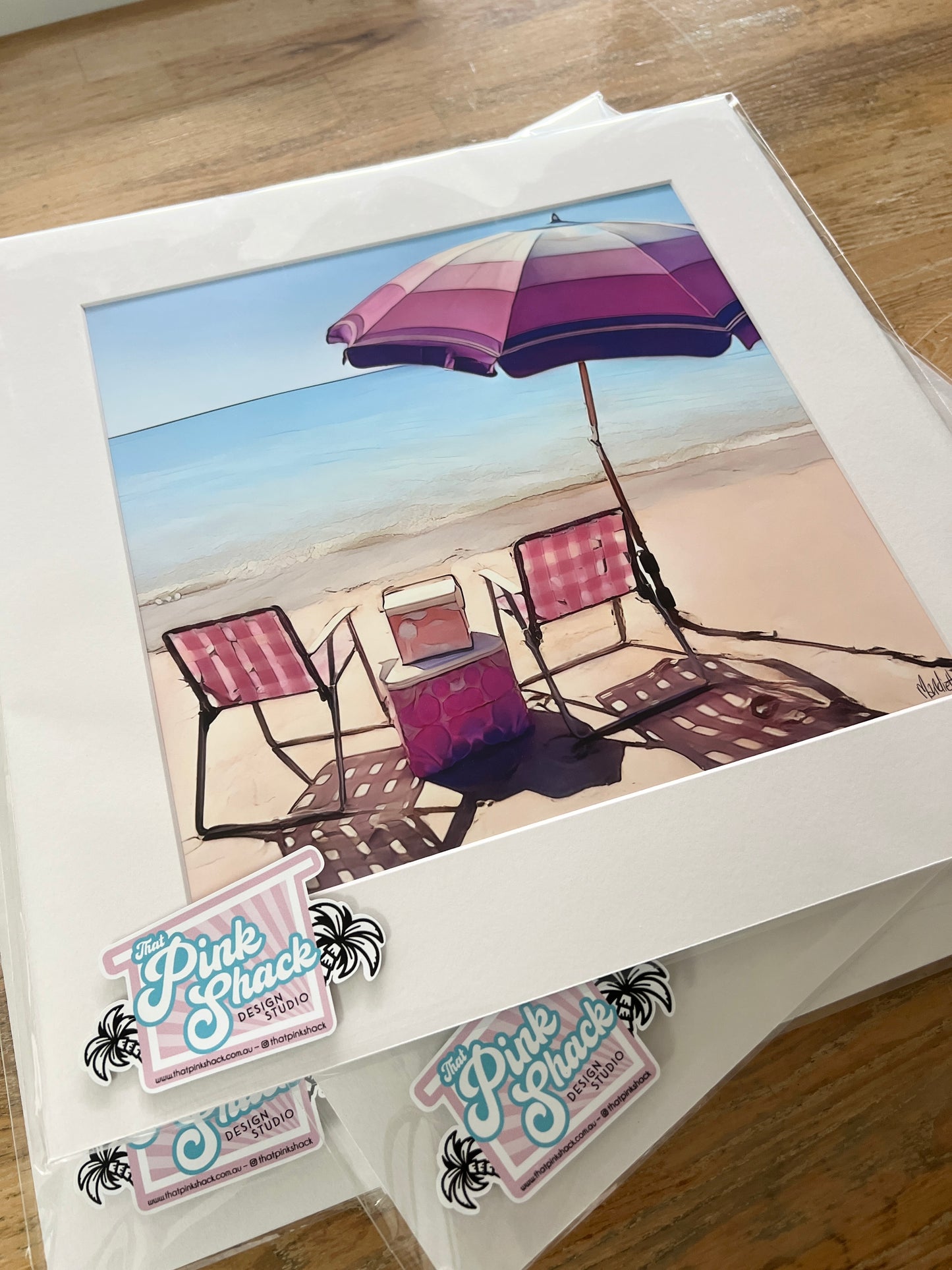 Pink Beach Days - Print