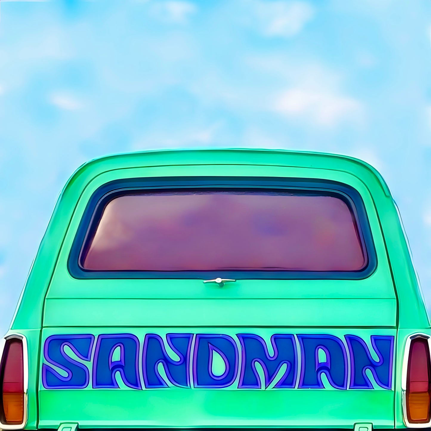 Fridge Magnet - Sandman Panelvan - Green