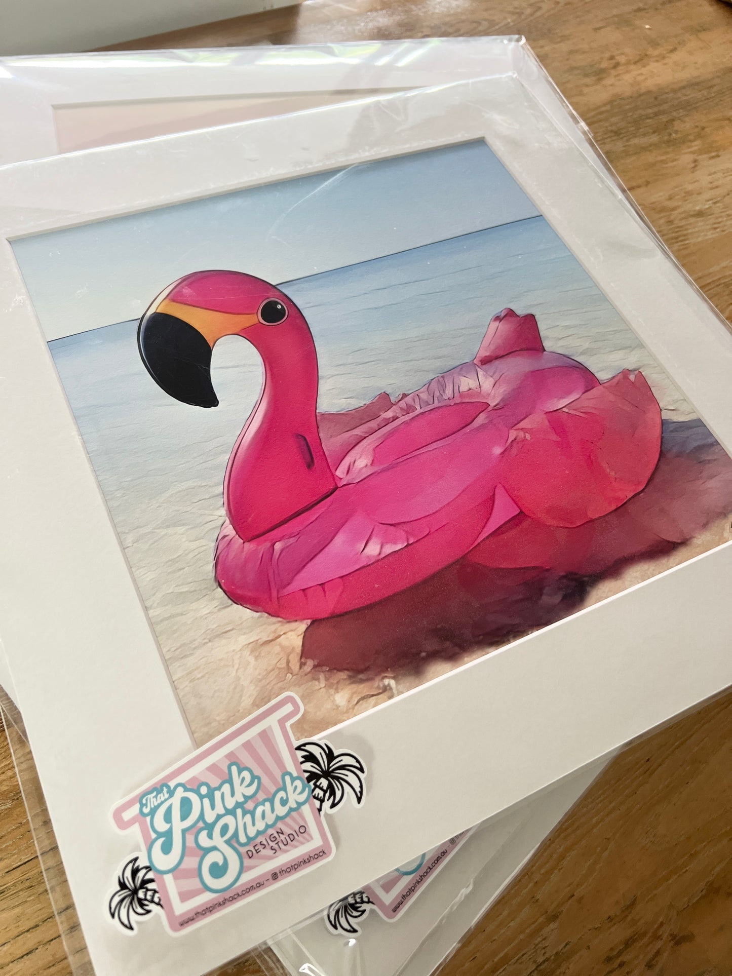 Pinky Flamingo - Print