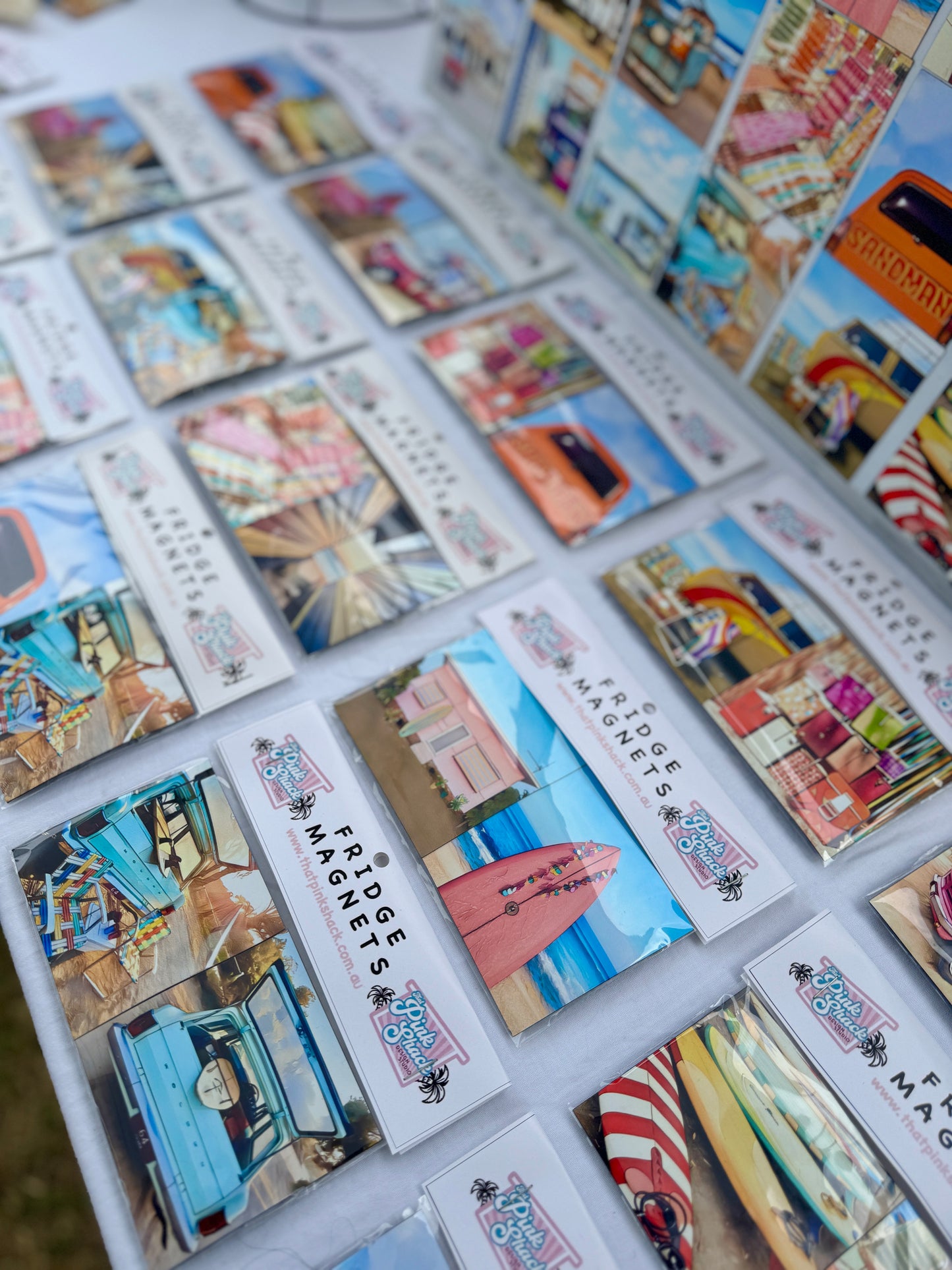 Lots of colourful fun magnet twin sets