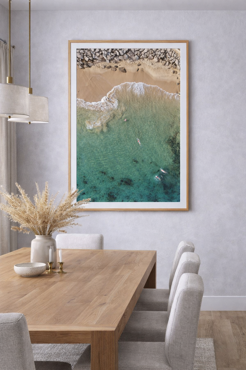 Swimmers at Portsea- Print