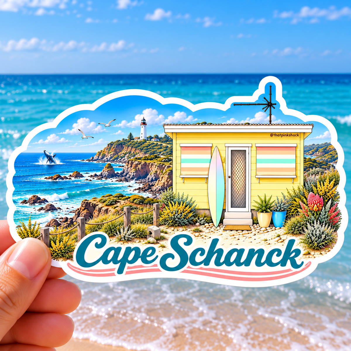 Cape Schanck - Beach Shack - Sticker
