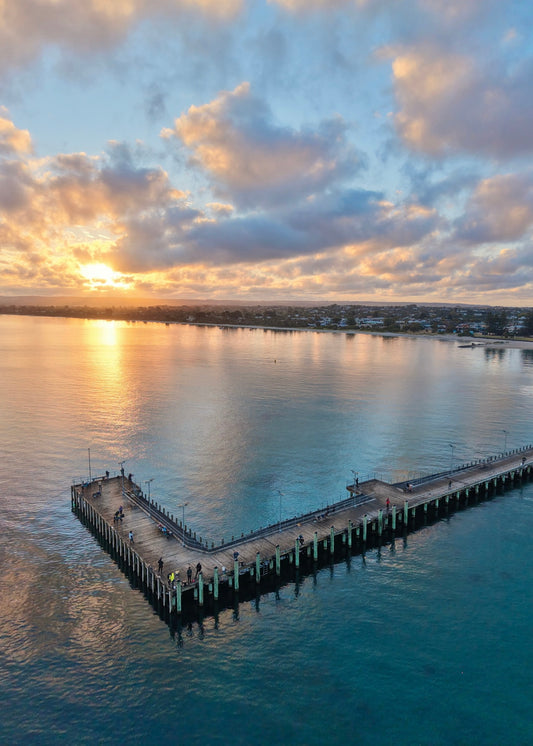 Day Break at Rye Pier- Print