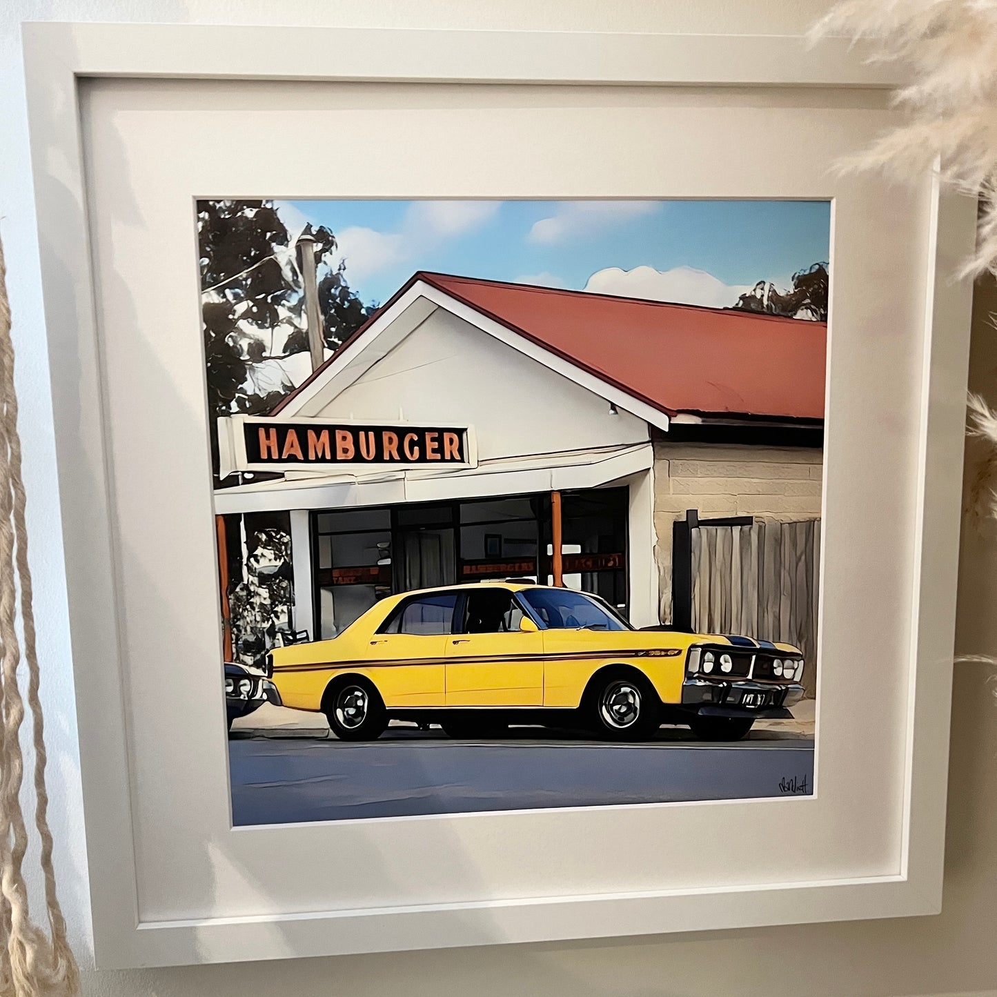 One with the lot and chips - Print