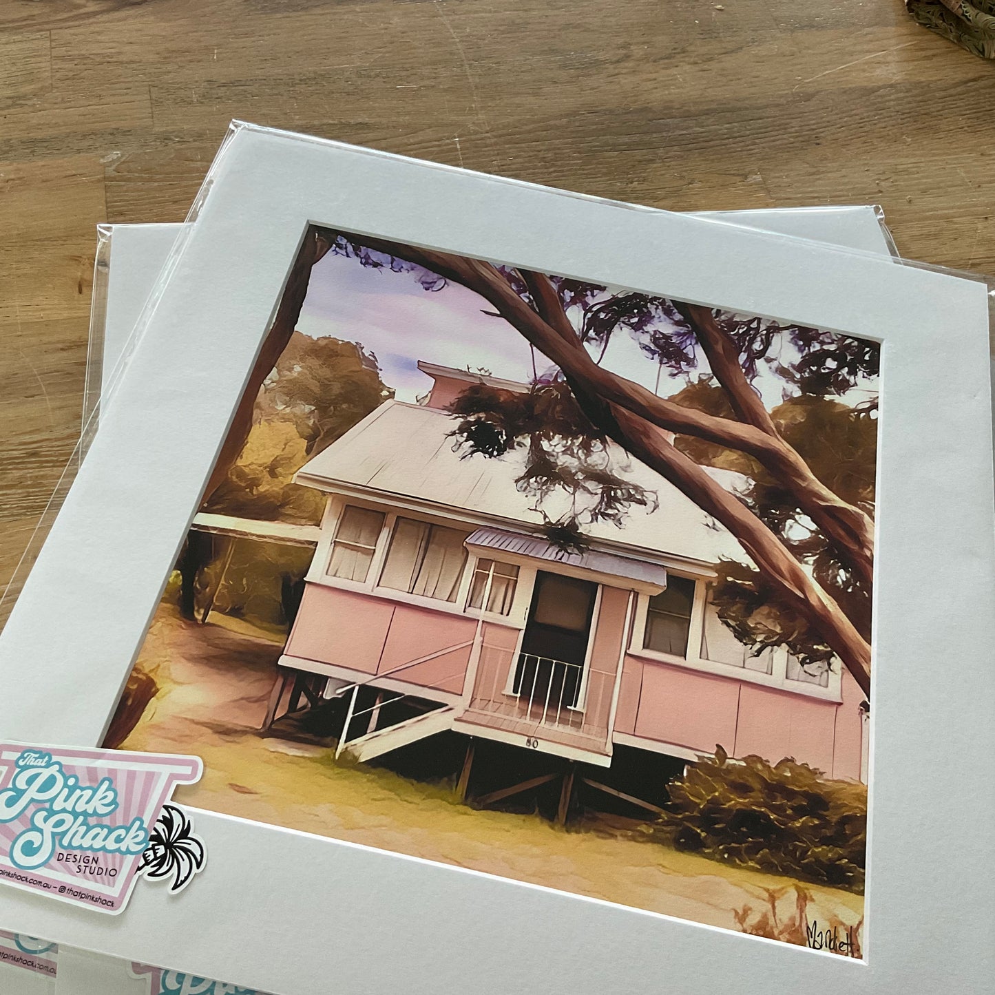 Pretty in Pink Shack - Print