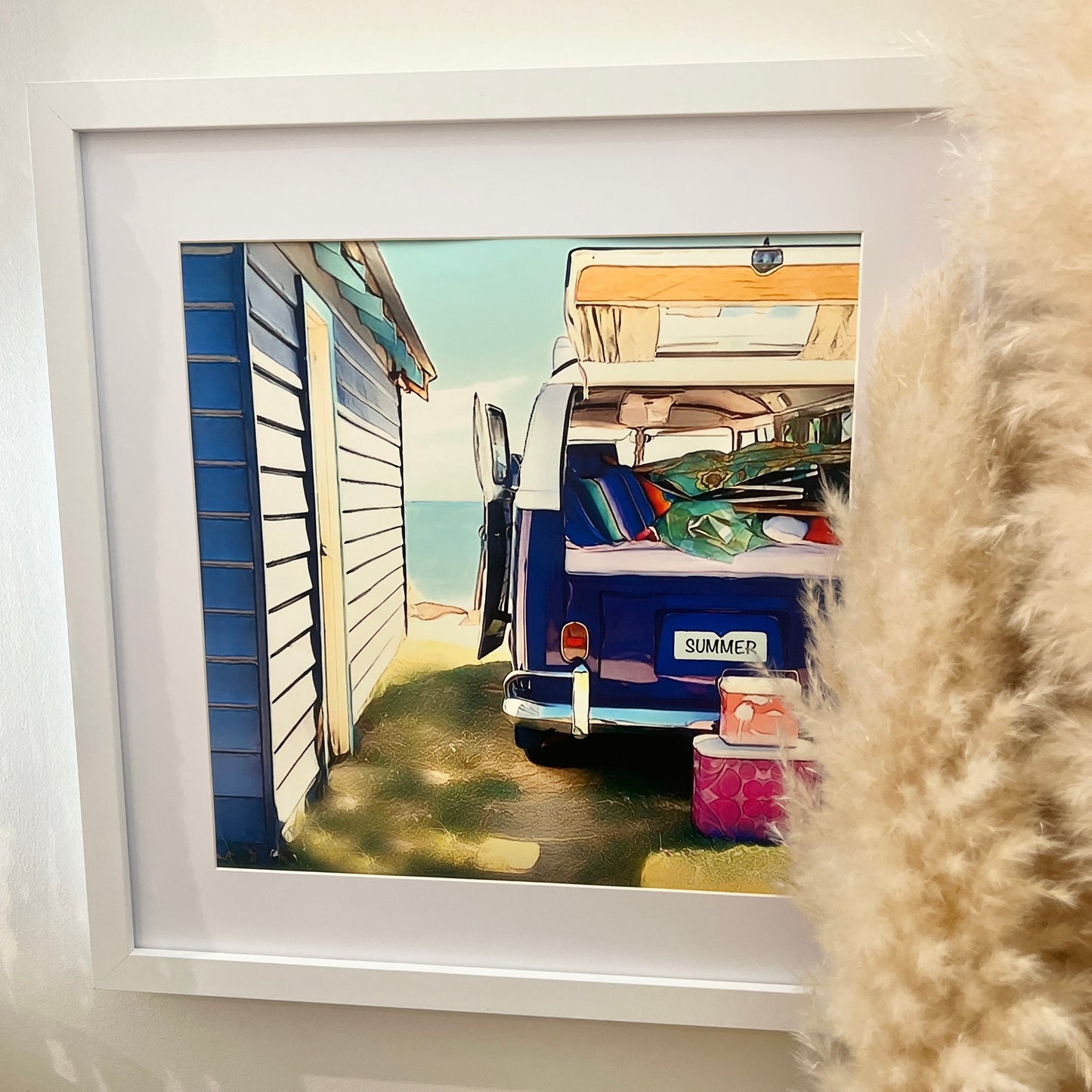 Summer at the Boatshed - Print