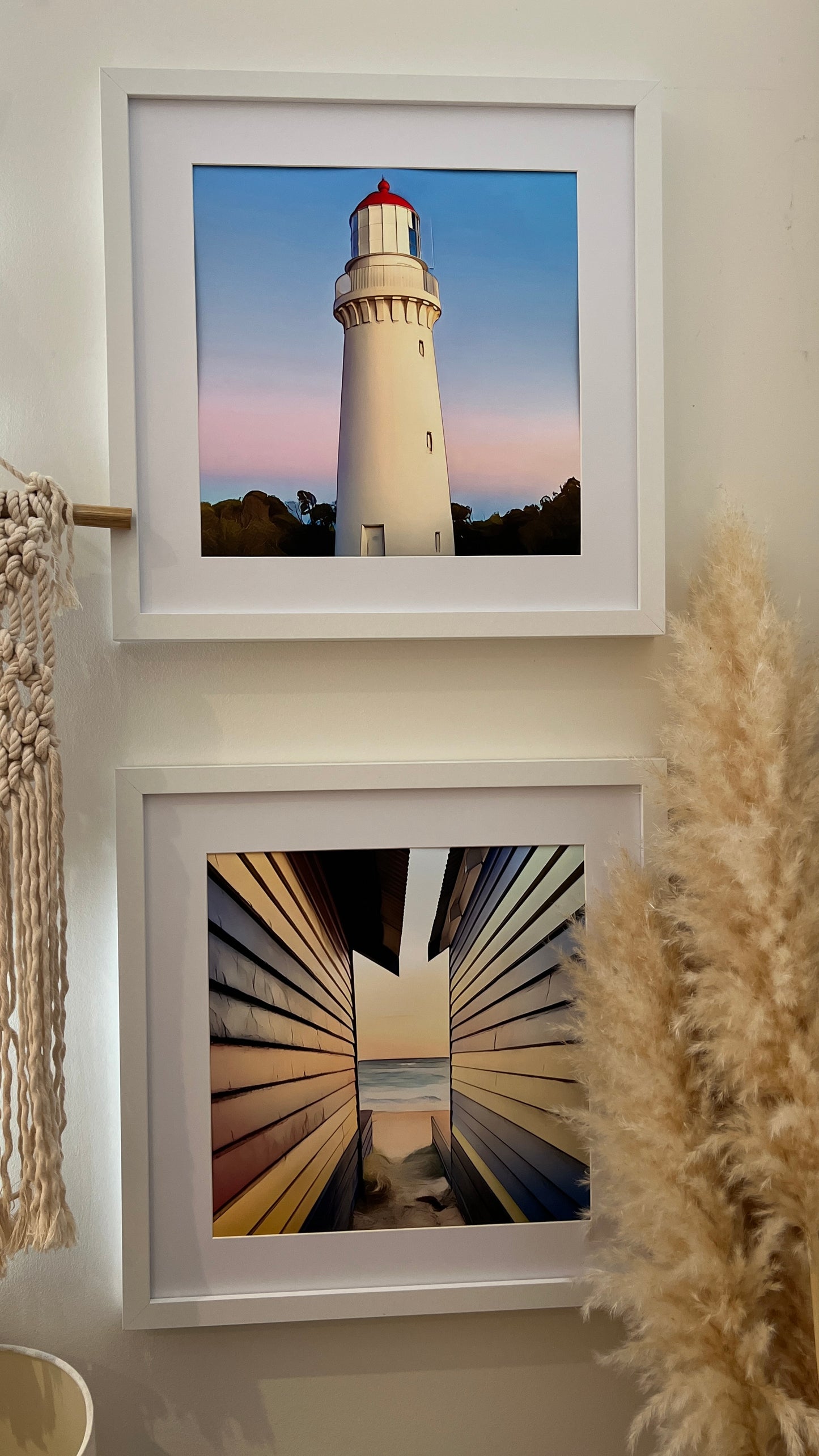 Pastel Boatsheds - Print